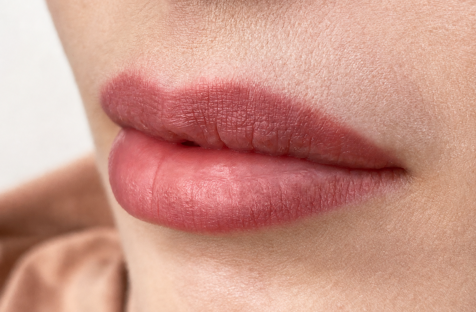 Nærbilde av lepper med Lip Blush